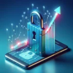 "Privacy-focused smartphone showcasing sleek design and advanced security features, highlighting the brand's rise in market share amid growing consumer demand for data protection."