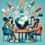 "Creative collaboration between influencers on Instagram and TikTok showcasing best practices for successful partnerships."